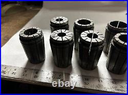 MACHINIST BsmT LATHE TOOLS MILL Lot of Large Erickson 150TG Spring Collets LtB