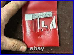MACHINIST DrK TOOL LATHE MILL Machinist Lufkin Die Makers Square Set in Case MACHINIST DrK TOOL LATHE MILL Machinist Lufkin Die Makers Square Set in Case