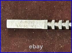 MACHINIST DrL LATHE TOOL MILL Machinist Dumont 1/4 Hex Broach Tool MACHINIST DrL LATHE TOOL MILL Machinist Dumont 1/4 Hex Broach Tool