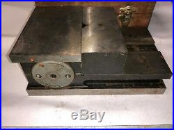 MACHINIST DrP TOOLS LATHE MILL Unusual Eclipse 4 Magnetic Vise in Wood Case Ofc
