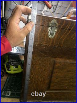 MACHINIST DrP TOOLS LATHE MILL Vintage Oak Gerstner Machinist Tool Box InVst a