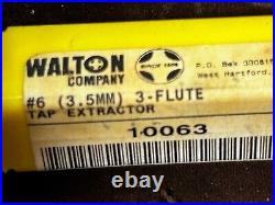 MACHINIST DrW TOOLS LATHE MILL 3 Unused Walton Tap Extractors 2 #6 & 1 # 10