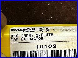 MACHINIST DrW TOOLS LATHE MILL 3 Unused Walton Tap Extractors 2 #6 & 1 # 10