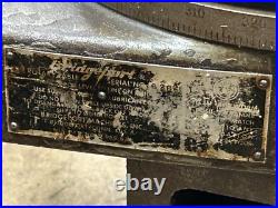 MACHINIST DrWy LATHE MILL Bridgeport 12 Rotary Table Set Up Fixture