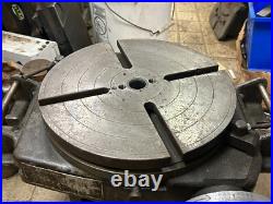 MACHINIST DrWy LATHE MILL Bridgeport 12 Rotary Table Set Up Fixture