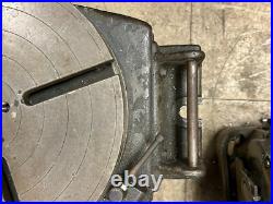 MACHINIST DrWy LATHE MILL Bridgeport 12 Rotary Table Set Up Fixture