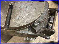 MACHINIST DrWy LATHE MILL Bridgeport 12 Rotary Table Set Up Fixture