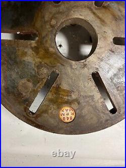 MACHINIST DrWy TOOL LATHE MILL Machinist Large 14 Lathe Face Plate