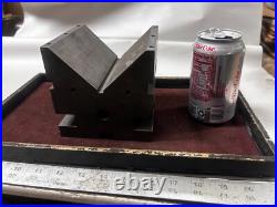MACHINIST DrWy TOOL LATHE MILL Machinist Large Heavy V Block Set Up Fixture