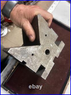 MACHINIST DrWy TOOL LATHE MILL Machinist Large Heavy V Block Set Up Fixture