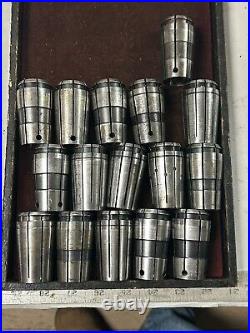 MACHINIST DrWy TOOL LATHE MILL Machinist Lot of Spring Collets