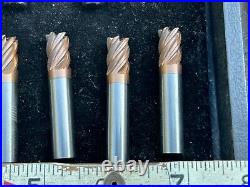 MACHINIST DrlCbA TOOLS LATHE MILL Lot of 15 Solid Carbide End Mill Cutters LtAA