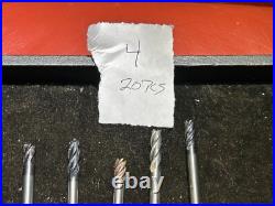 MACHINIST DrlCb TOOLS LATHE MILL Lot of 20 Solid Carbide End Mill Cutters Lt4