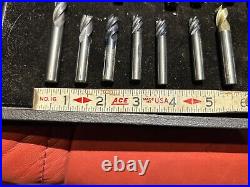 MACHINIST DrlCb TOOLS LATHE MILL Lot of 29 Solid Carbide End Mill Cutters Lt7 MACHINIST DrlCb TOOLS LATHE MILL Lot of 29 Solid Carbide End Mill Cutters Lt7