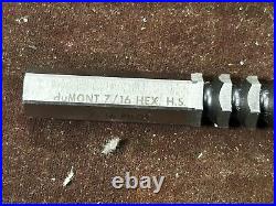 MACHINIST DsK LATHE TOOL MILL Machinist Dumont 7/16 Hex Broach Tool MACHINIST DsK LATHE TOOL MILL Machinist Dumont 7/16 Hex Broach Tool