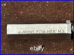 MACHINIST DsK LATHE TOOL MILL Machinist Dumont 7/16 Hex Broach Tool MACHINIST DsK LATHE TOOL MILL Machinist Dumont 7/16 Hex Broach Tool