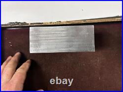 MACHINIST GrnCbE LATHE MILL Heavy Block Fixture Set Up Fixture Holes Threaded