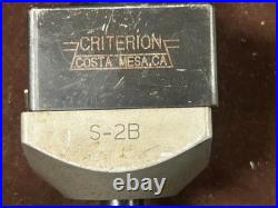 MACHINIST GrnFlCb TOOLS LATHE MILL Criterion Adjustable Boring Head S 2B MACHINIST GrnFlCb TOOLS LATHE MILL Criterion Adjustable Boring Head S 2B