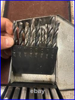 MACHINIST GrnFlCb TOOLS LATHE MILL Machinist Huot Drill Index with Drills