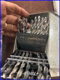 MACHINIST GrnFlCb TOOLS LATHE MILL Machinist Huot Drill Index with Drills