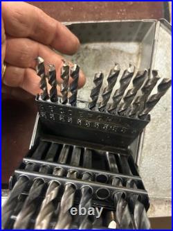 MACHINIST GrnFlCb TOOLS LATHE MILL Machinist Huot Drill Index with Drills