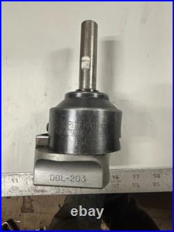 MACHINIST GrnFl LATHE MILL Criterion DBL 203 Boring Head 3/4 Straight Shank
