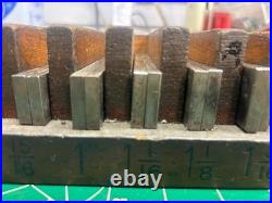 MACHINIST HmA LATHE MILL Set of Anton Precision Ground Parallel Blocks ...