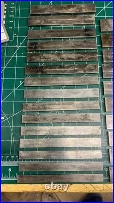 MACHINIST HmA LATHE MILL Set of Anton Precision Ground Parallel Blocks in Holder