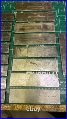 MACHINIST HmA LATHE MILL Set of Anton Precision Ground Parallel Blocks in Holder