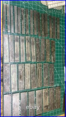 MACHINIST HmA LATHE MILL Set of Anton Precision Ground Parallel Blocks in Holder