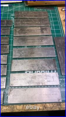 MACHINIST HmA LATHE MILL Set of Anton Precision Ground Parallel Blocks in Holder