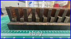 MACHINIST HmB LATHE MILL Set of Anton Precision Ground Parallel Blocks in Holder