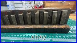 MACHINIST HmB LATHE MILL Set of Anton Precision Ground Parallel Blocks in Holder