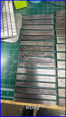 MACHINIST HmB LATHE MILL Set of Anton Precision Ground Parallel Blocks in Holder