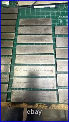 MACHINIST HmB LATHE MILL Set of Anton Precision Ground Parallel Blocks in Holder