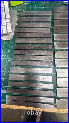 MACHINIST HmB LATHE MILL Set of Anton Precision Ground Parallel Blocks in Holder