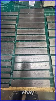 MACHINIST HmB LATHE MILL Set of Anton Precision Ground Parallel Blocks in Holder