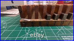 MACHINIST HmC LATHE MILL Partial Set of Anton Precision Ground Parallel Blocks