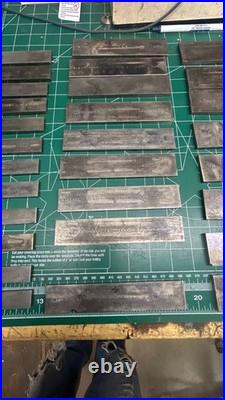 MACHINIST HmC LATHE MILL Partial Set of Anton Precision Ground Parallel Blocks