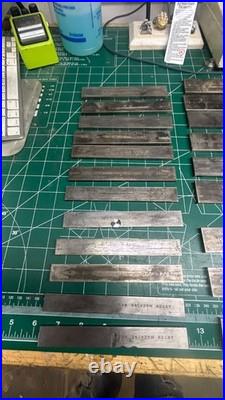 MACHINIST HmC LATHE MILL Partial Set of Anton Precision Ground Parallel Blocks