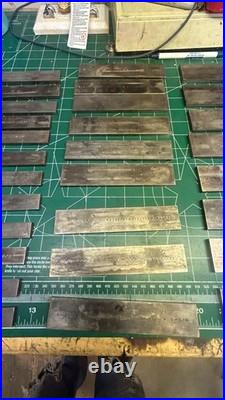 MACHINIST HmC LATHE MILL Partial Set of Anton Precision Ground Parallel Blocks