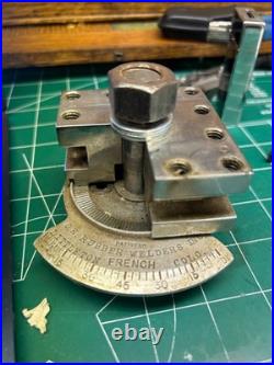 MACHINIST HmDrcB LATHE RARE Indexing Lathe Turret Tool Post Chrome