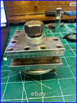 MACHINIST HmDrcB LATHE RARE Indexing Lathe Turret Tool Post Chrome