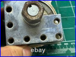 MACHINIST HmDrcB LATHE RARE Indexing Lathe Turret Tool Post Chrome