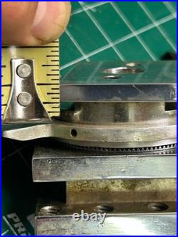 MACHINIST HmDrcB LATHE RARE Indexing Lathe Turret Tool Post Chrome