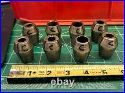 MACHINIST HmDrcB TOOL LATHE MILL Machinist Lot of Quick Switch Collets C