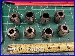 MACHINIST HmDrcB TOOL LATHE MILL Machinist Lot of Quick Switch Collets C
