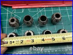MACHINIST HmDrcB TOOL LATHE MILL Machinist Lot of Quick Switch Collets C