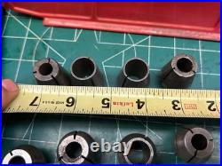 MACHINIST HmDrcB TOOL LATHE MILL Machinist Lot of Quick Switch Collets C MACHINIST HmDrcB TOOL LATHE MILL Machinist Lot of Quick Switch Collets C