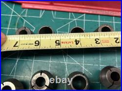 MACHINIST HmDrcB TOOL LATHE MILL Machinist Lot of Quick Switch Collets C